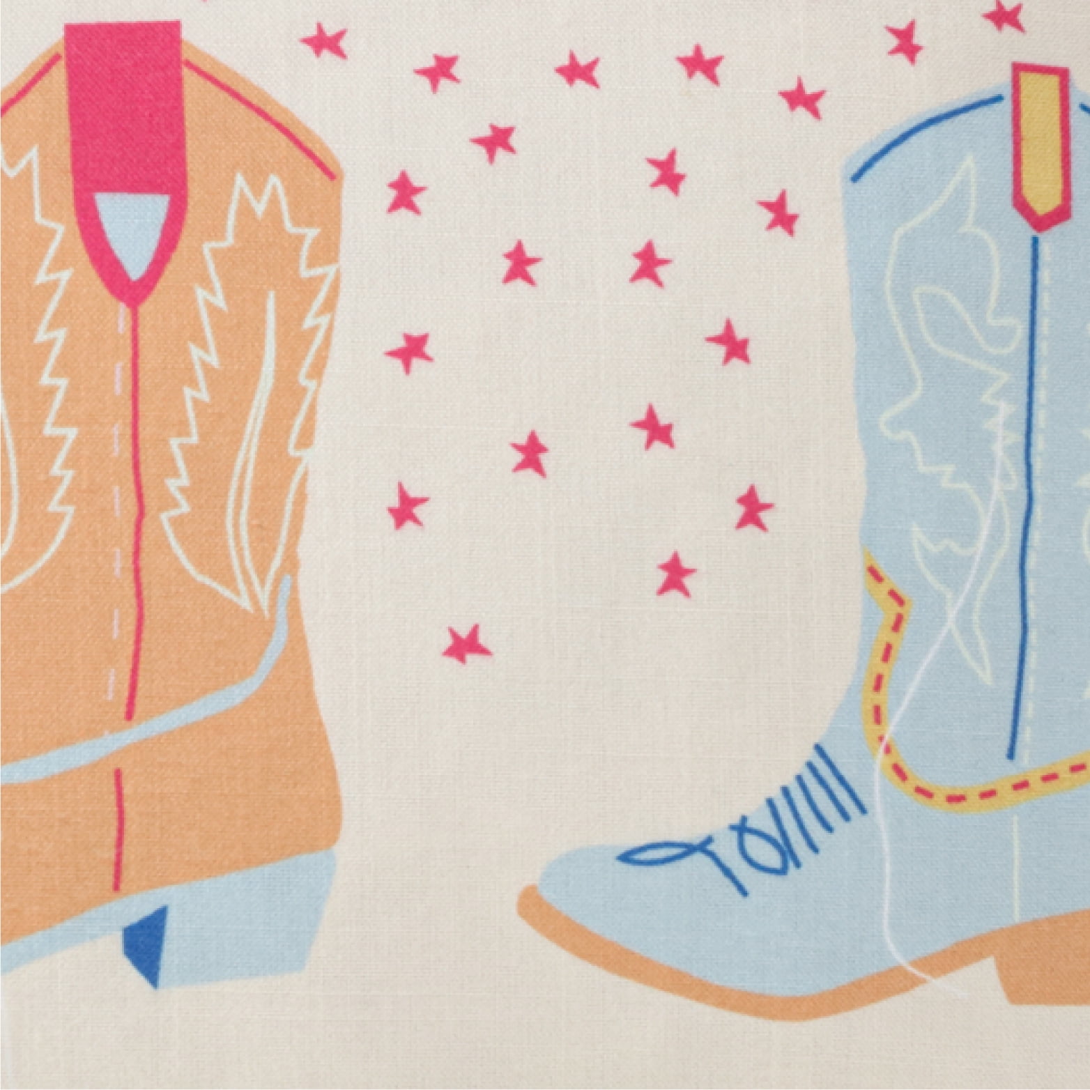 Urban Shop 14" x 20" Cowboy Boot Oblong Pillow for Teens and Young Adults