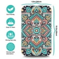 thumbnail image 5 of 2 Pack Washable Rubber Bohemian Vintage Floral Dish Drying Mats for Kitchen Counter Home Large Coffee Bar Pad Accessories and Decor for Utensils Stemware (2pcs 19.5''x12''), 5 of 6