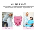 thumbnail image 3 of WASHWEPE Couche Lavable pour Personnes Âgées Polyester Rose pour Usage Hospitalier Lot de 1, 3 of 7