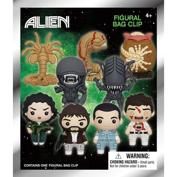 Alien vs Predator 3D Figural Foam Bag Clip Alien Mystery Pack (1 RANDOM Figure)
