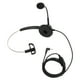 thumbnail image 1 of H360‑2.5VA Auriculares monoaurales con ajuste de volumen, color negro, de una sola cara, para enchufe de 2,5 mm, 1 of 5