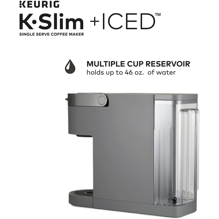Keurig K-Slim + Iced Single Serve Coffee Maker, Brews 8 To 12Oz
