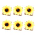 thumbnail image 4 of Boucle de Serviette de Tournesol en Lin pour la Récolte Automnale (1 Pack), 4 of 8