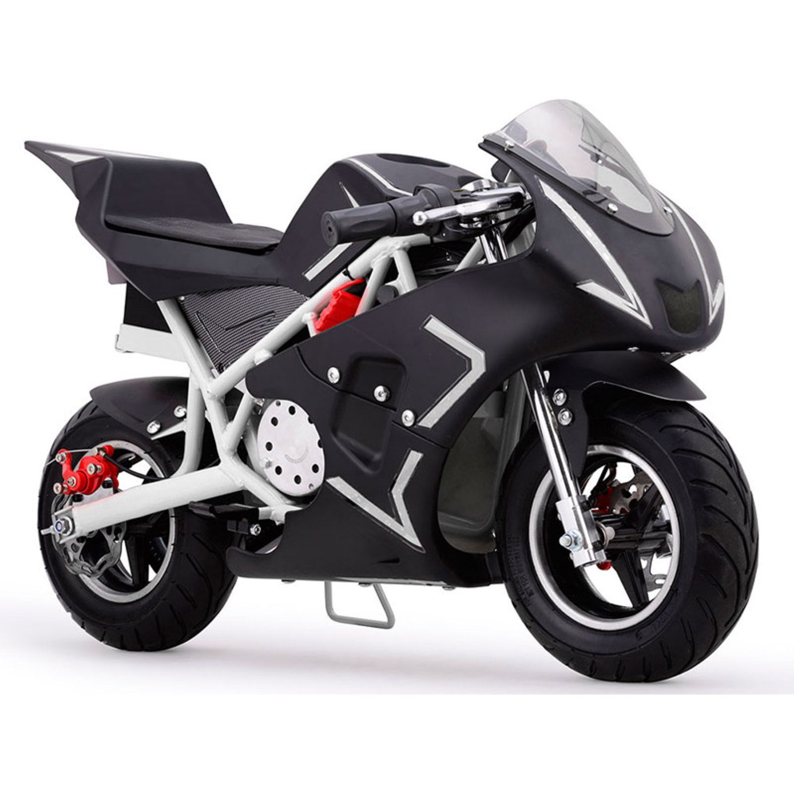 MotoTec Cali 36v Electric Pocket Bike Mini Motorcycle White - Walmart.com