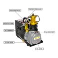 thumbnail image 3 of 300Bar 4500Psi PCP Air Compressor High Pressure Electric Compressor Adjustable Auto Stop For Diving Tank TXES022, 3 of 6