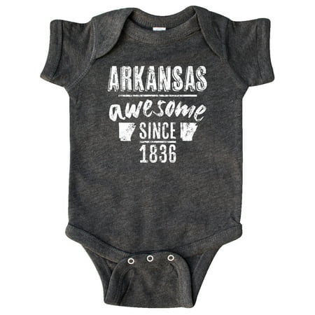 

Inktastic Arkansas Awesome Since 1836 Gift Baby Boy or Baby Girl Bodysuit