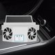 thumbnail image 5 of Accesorios del ventilador del radiador del coche del ventilador de escape blanco Baoblaze Ventilador de escape del coche, 5 of 5