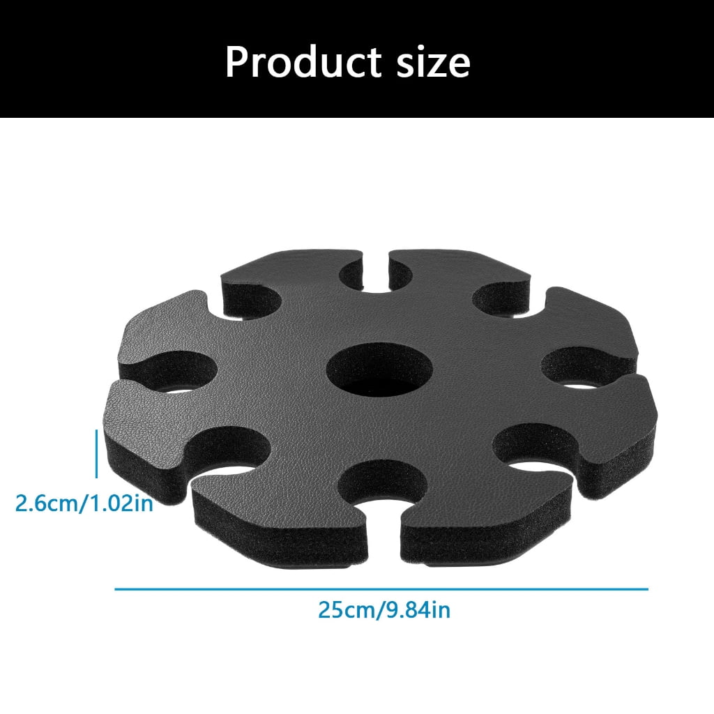 Multipurpose Mic Stand Stable Acrylic Base Microphone Stand Round Tray Attachment