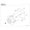 thumbnail image 3 of Kingston Brass KS3031V 3 Way Tub and Shower Diverter Valve, 3 of 3