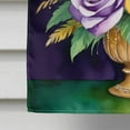 thumbnail image 7 of Flowers Mardi Gras House Flag 28 in x 40 in, 7 of 7