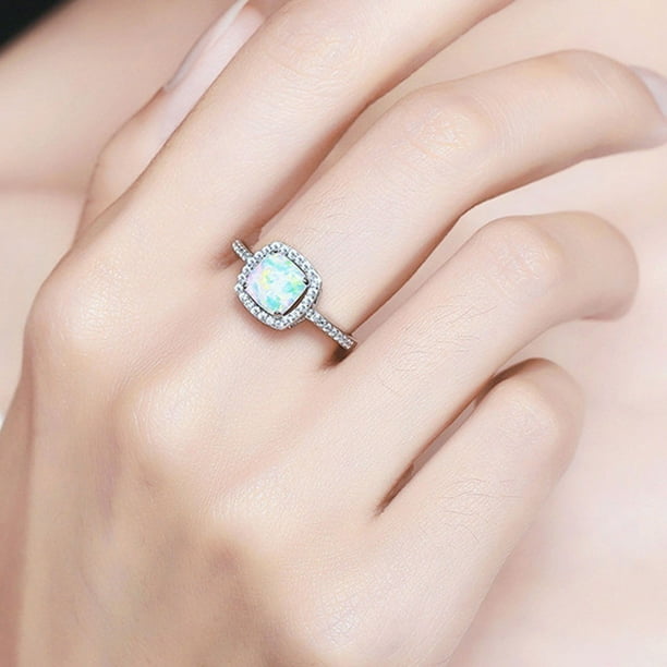 Promise opal shop rings