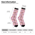thumbnail image 2 of Rateoe 2336109497 for Women Casual Calf Socks - Cute Crew Socks - Thin Soft Above Ankle Socks Size 5-11, 2 of 6