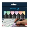 thumbnail image 2 of Schneider Job Highlighters Chisel Tip Assorted Pastel Colors 6 Per Pack 3 Packs (PSY115097-3), 2 of 4