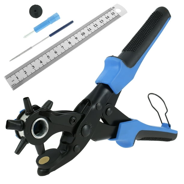 Full Set Leather Hole Punch Belt Puncher Heavy Duty Round Hole Punch