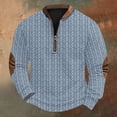 thumbnail image 1 of Blusas y camisas de manga larga con cuello redondo Sudadera con capucha de cuello redondo para hombre Jersey estampado Blusa de poliéster de manga larga para hombre, 1 of 4