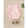 thumbnail image 4 of GXFC Little Girls Fall Sweaters 3T 4T 5T 6T 7T Kids Girls Long Sleeve Heart Pattern Knit Pullovers Tops Autumn Casual Knitwear Clothes for Children Girls, 4 of 9