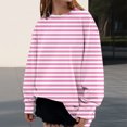 thumbnail image 2 of Bovemsi Womens Sweatshirts Women Fashion Spring Autumn Casual Long Sleeve Hoodless Sweatshirt Top Fall Fashion Outfits 2025 Clothes, 2 of 9