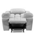 thumbnail image 3 of Sillón Reclinable Mecedora TRINITY Rexons 1 Plaza Plata Silver, 3 of 8
