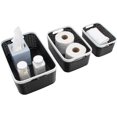 thumbnail image 6 of Advantus Open Lid Storage Bin Black/White 3/Pack (39220), 6 of 7