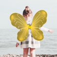 thumbnail image 2 of Butterfly Child Butterfly Costume for Masquerade Party Carnivals Yellow, 2 of 10
