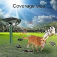 thumbnail image 3 of Repelente ultrasónico para gatos, repelente solar para gatos, repelente ultrasónico para roedores con sensor de movimiento, repelente impermeable para exteriores para gatos y perros., 3 of 5