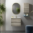 thumbnail image 4 of Ws Bath Collections Perla C60.100 GP Perla 24" Wall Mounted Single Basin Vanity Set -, 4 of 5