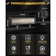 thumbnail image 4 of Barra de Luz LED Auxbeam 30 cm 300W 6 Modos Estroboscópicos Ámbar, 4 of 7
