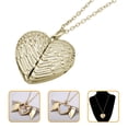 thumbnail image 3 of Collier Médaillon Cœur Collier Photo Personnalisé Collier Charme en Forme de Cœur, 3 of 8
