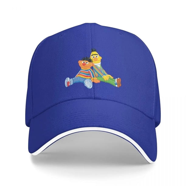 Gorra de béisbol lavada con dibujos animados para hombre, gorro de béisbol con estampado de Barrio Sésamo, a prueba de viento, de camionero Snapback, sombrero de papá, sombreros de Golf