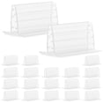 thumbnail image 1 of 20pcs Adhesive Sneeze Panel Holders Small Sign Holders Ticket Holders for Cards Photos Receipts, 1 of 4