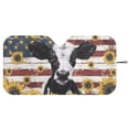 thumbnail image 3 of Xixirimido Car Windshield Sun Shade Car Sun Visor Block UV Rays Foldable Automotive Windshield Sunshades Front Window Sun Blocker Keep Your Vehicle Cool, Cow American Flag Sunflower, 3 of 8
