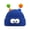Blue, variant on Adult Knitted Hat with Cartoon Monsters Winter Student Outdoor Cycling Skiing Climbing Hat Cold Weather Keep Warm Hat