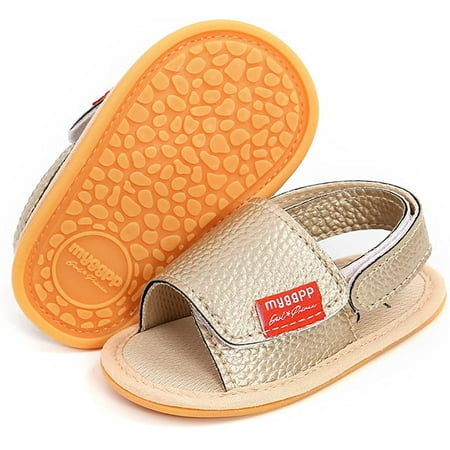 

Isbasic Infant Baby Boys Girls Summer Beach Sandals Breathable Athletic Anti-slip Soft Sole Newborn First Walker Crib Shoes