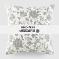 thumbnail image 5 of Noble Linens 2-Pack Seed Stitch Knit and Cotton Patterned Decor Throw Pillows - Light Gray, 5 of 8