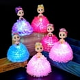thumbnail image 4 of Jierger Cute Luminous Doll LED Night Light with Soft Lighting Gifts for Girls for Girls Room Decor, Birthday Girl Bedroom Decorate Gifts for Christmas Girls, 4 of 4