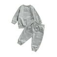 thumbnail image 3 of Sunloudy Bambin 2Pcs Printemps Tenues, Tops à Manches Longues Imprimé Soleil + Pantalon, 3 of 6