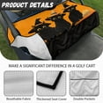 thumbnail image 5 of Yuyamidu Black Cat Golf Cart Seat Covers Easy to Install Golf Cart Cushion Covers Halloween Club Car Seat Towel Blanket with 4 Front Pockets, 5 of 7