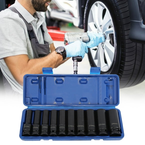 Hex Socket Impact Socket,10Pcs Impact Socket Set Impact Socket Pneumatic Wrench Socket Exceptional Reliability
