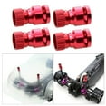 thumbnail image 3 of 4 Pieces Aluminium Alloy Body Shell Mount Locator Radio RC Car Column Hole Locator for RC Car Red, 3 of 9