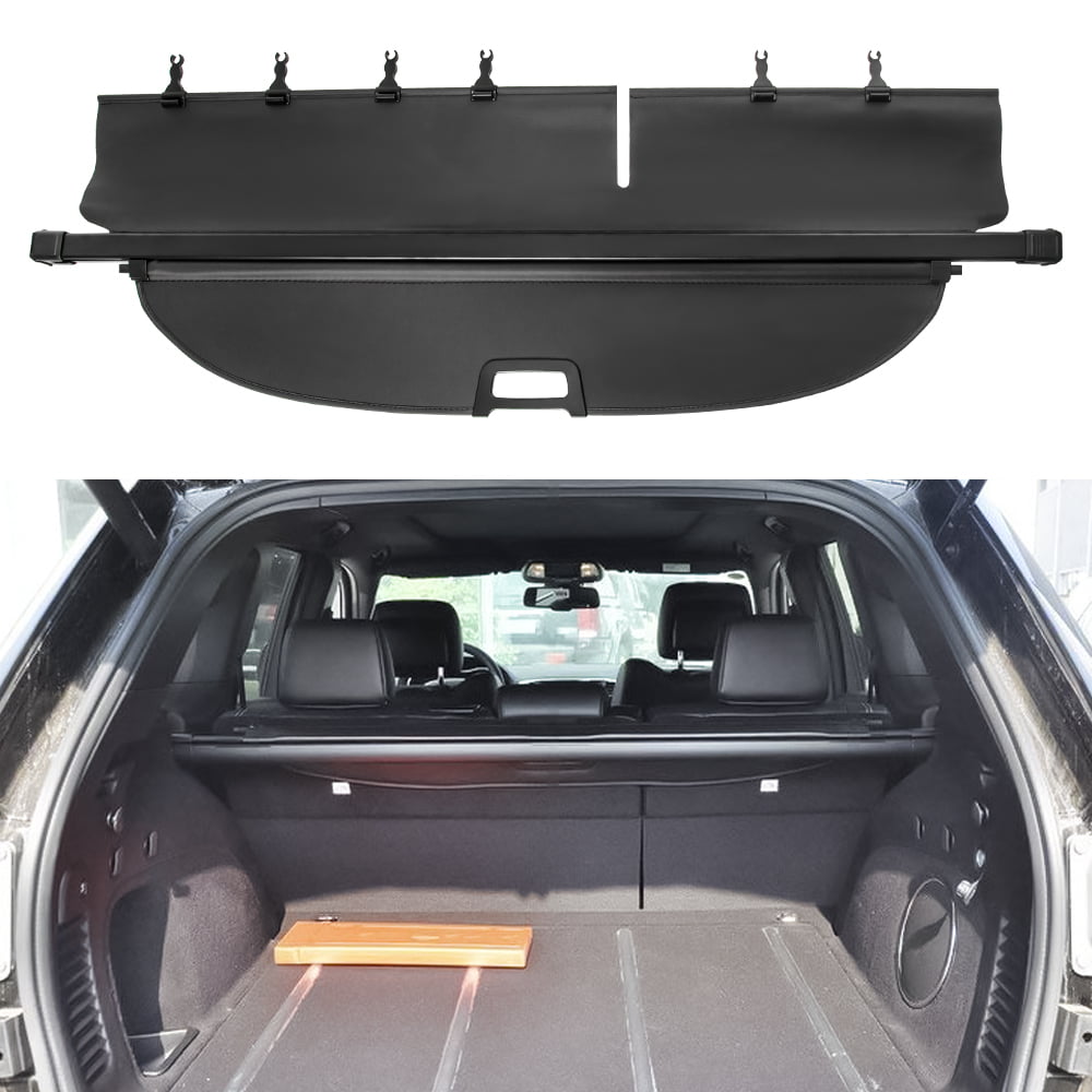 GTP Retractable Tonneau Cargo Cover Rear Trunk OE Style Black Shade Shield For 20132018 Toyota