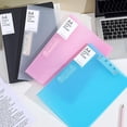 thumbnail image 4 of Punchless Binder Letter Size with Clamp, Punchless Clamp Binder Fits 8.5 X 11 Paper Holds Unpunched Sheets with Clip. Durable Plastic Cover for Home and Office, 4 of 8