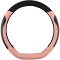 thumbnail image 1 of Funda para volante de coche CHAO con orejas de gato negra y rosa 38 cm, 1 of 5