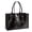 Black, variant on PVC Tote Bag Women's Waterproof Jelly Beach Bag Leopard Tote Bags