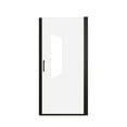 thumbnail image 4 of Noble House 24"x72" Pivot Shower Door, Aluminum Frame with Tempered Glass, Matte Black Finish, 4 of 8