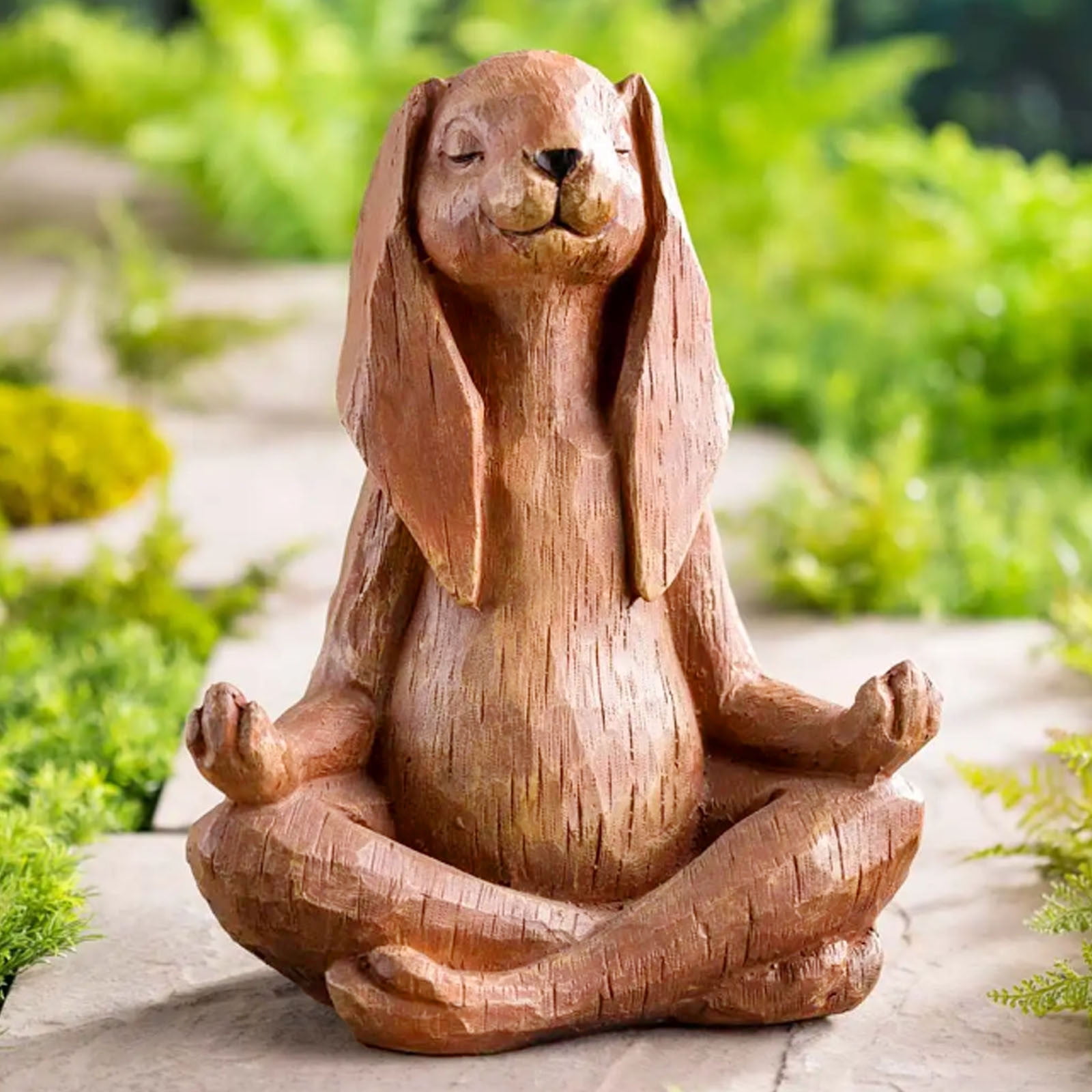 Zen Garden Inner Peace Yoga Owls Set of 2 Figurine Collectible Sculpture Decor 5 
