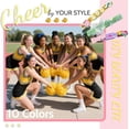 thumbnail image 3 of 80pcs Cheer Pins Spirit Clips Kit with Multiple Charms & DIY Accessories, Wooden Clothes Pins Craft Set for Backpacks Decorations, Cheerleaders, Team Present (2.9 Inch, Macaron Colors), 3 of 7