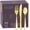 Gold, variant on SETUP Gold Plastic Cutlery Set 100 Forks, 100 Spoons, 100 Knives Combo, 300-Count