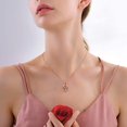 thumbnail image 3 of POINTERTECK 925 Sterling Silver Necklace, I Love You Necklace 100 Languages Love Necklace Valentines Day Gifts for Girlfriend Women Romantic Gifts (Rose Gold), 3 of 8