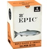 EPIC Salmon Bites, Maple Glazed and Smoked, Paleo Friendly, Protein Snacks, 8 Ct, 20 oz