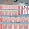 thumbnail image 4 of KHONTS , Pyjama d'Halloween Familial Assorti pour Couples, Combinaison à Capuchon, Costume, Justaucorps Graphique Amusant, Grenouillères, Fête, Rose3 m, 4 of 5